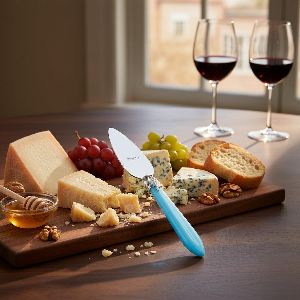 Falabella Brilliant Parmesan Cheese Knife - Sky Blue-Casa Bugatti USA