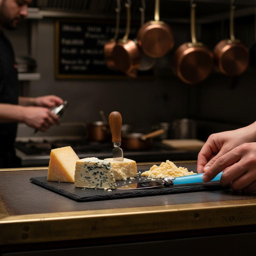 Falabella Brilliant Parmesan Cheese Knife - Sky Blue-Casa Bugatti USA