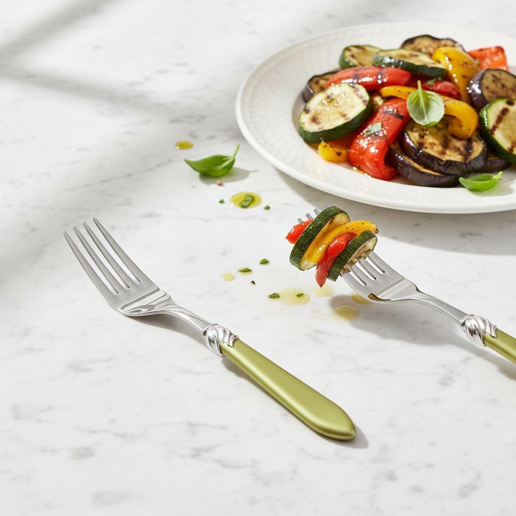 Falabella Brilliant Serving Fork - Chartreuse Green
