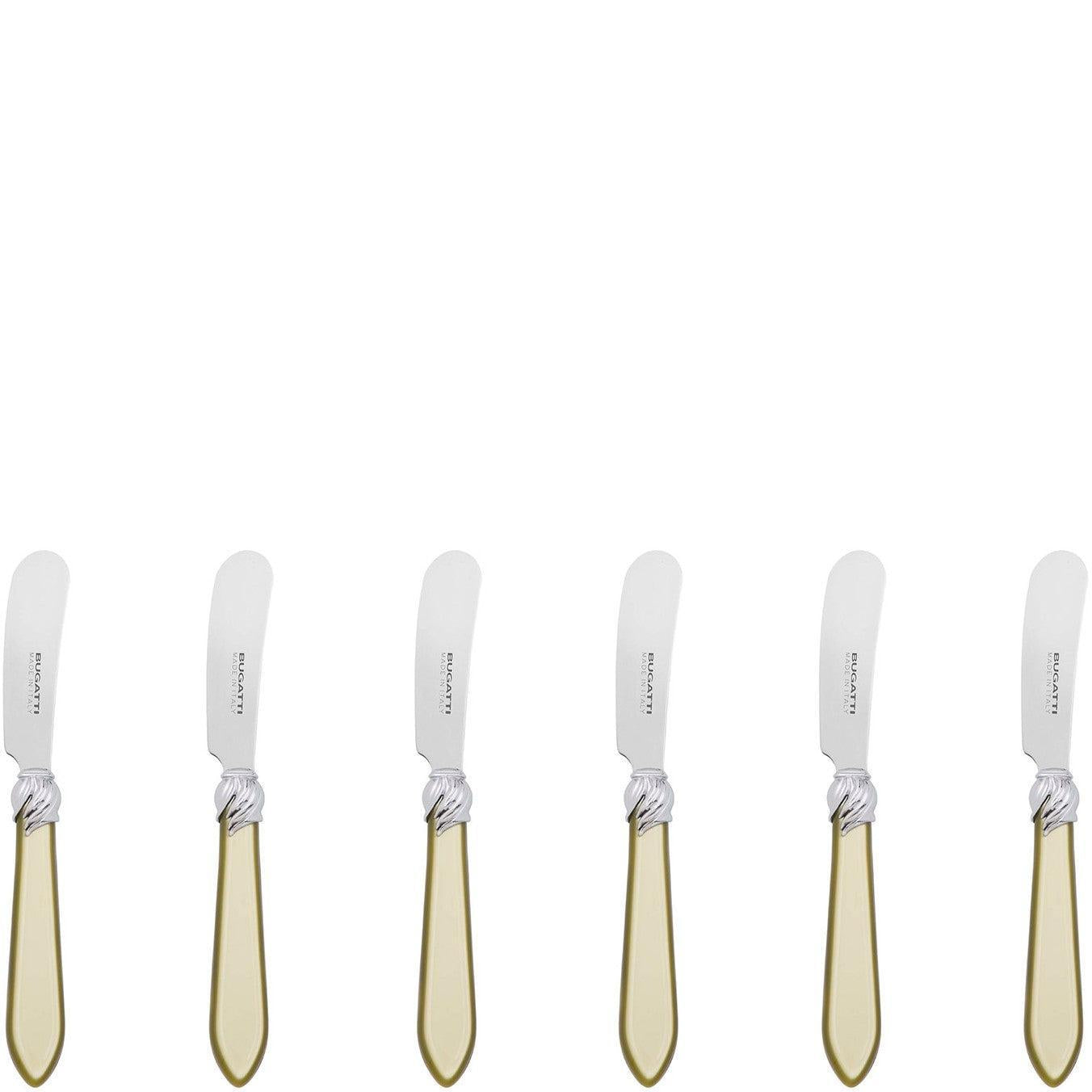 Falabella Spreader / Butter Knife Set - chartreuse green