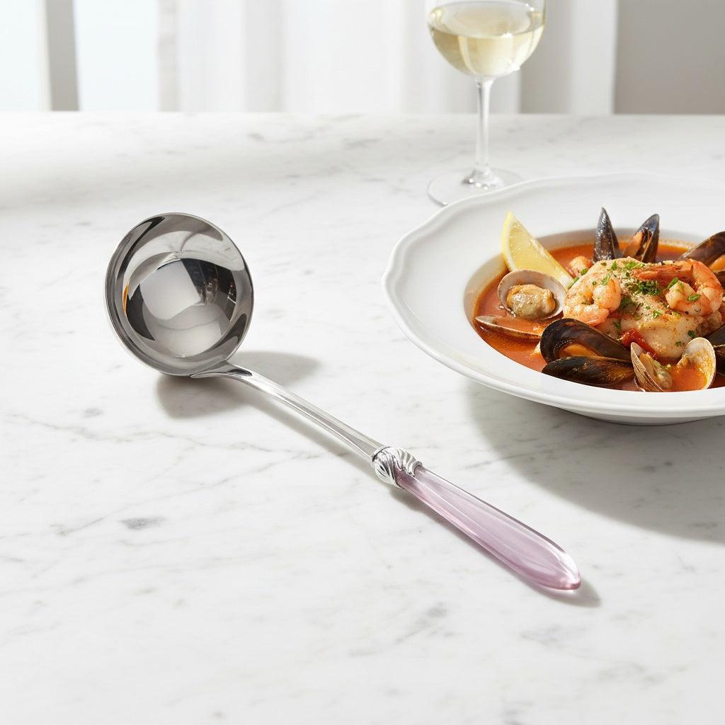 Falabella Brilliant Soup Ladle - Lilac