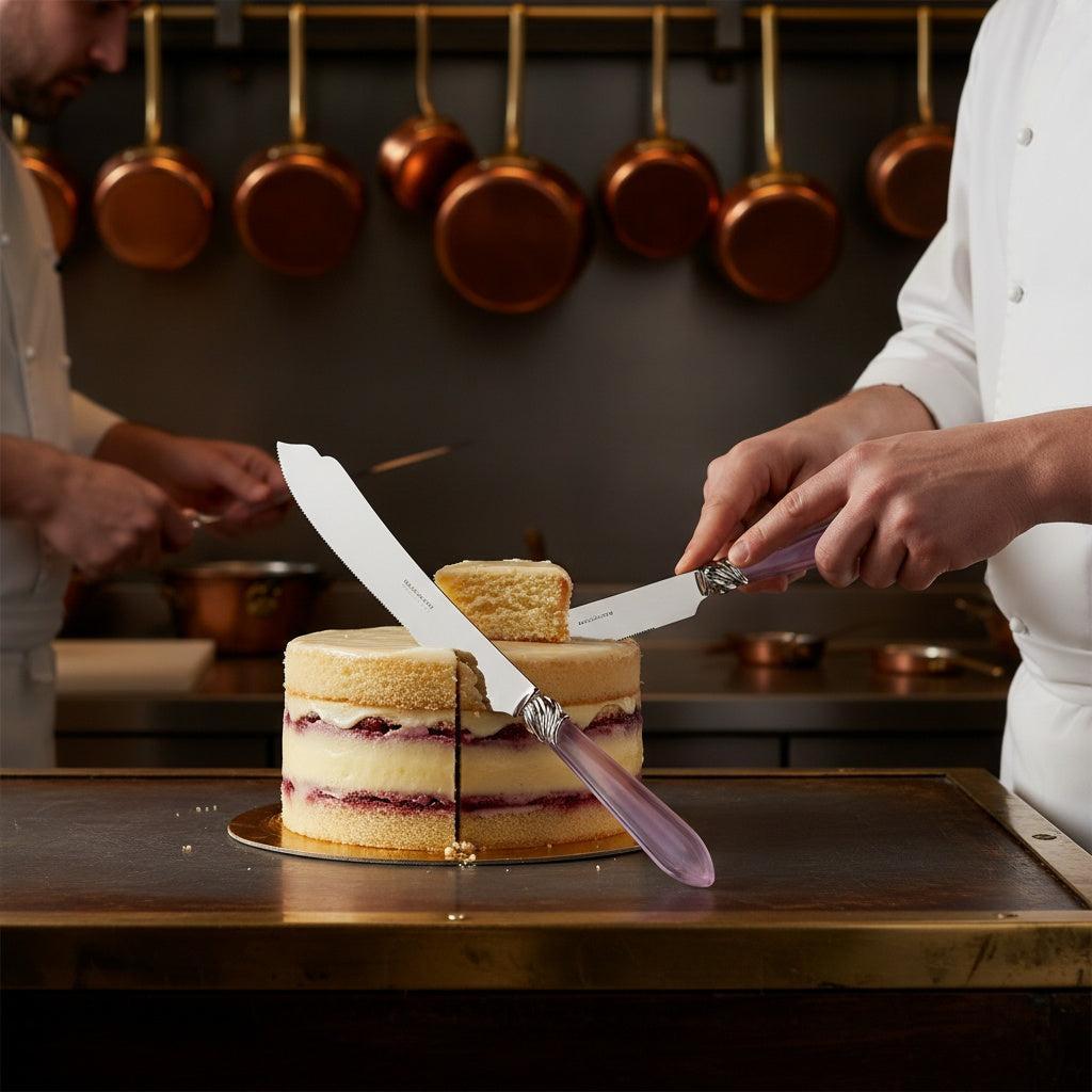Falabella Brilliant Cake Knife 28 cm (11.02 inch) - Lilac-Casa Bugatti USA