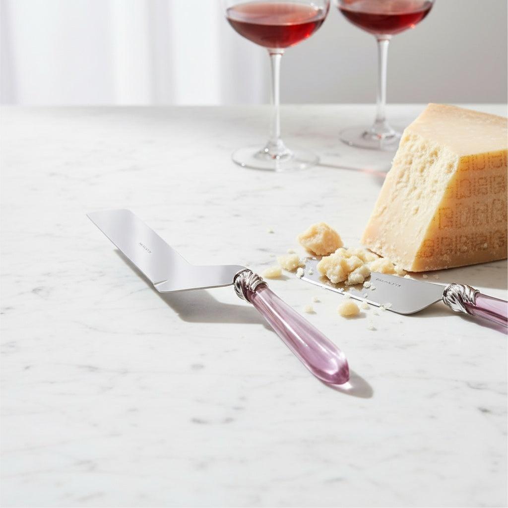 Falabella Brilliant Soft Cheese Offset Knife - Lilac