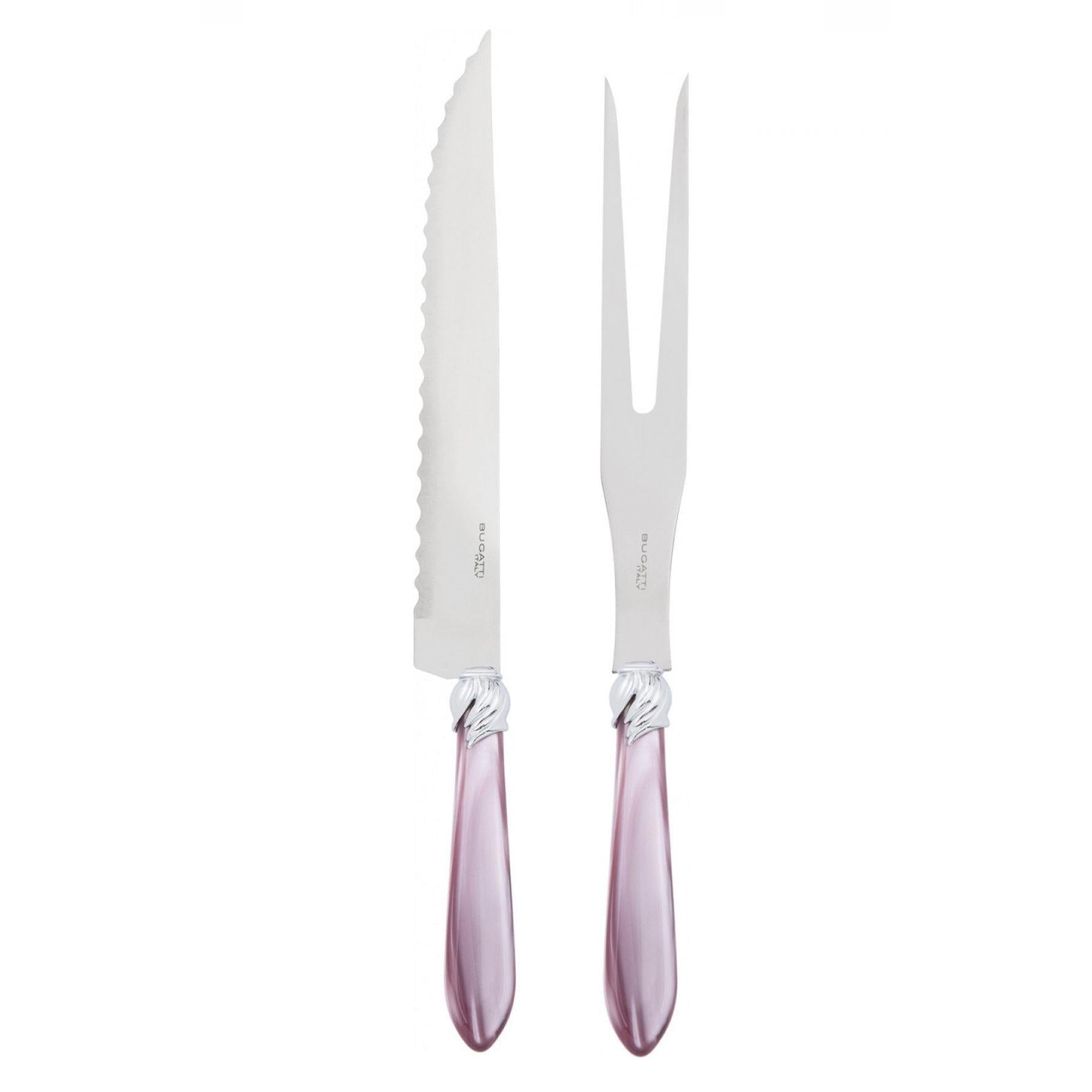 Falabella Brilliant Roast Carving Set, Lilac — Casa Bugatti