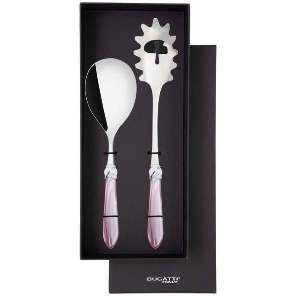 Falabella Brilliant 2 Piece Pasta Set in gift box - lilac-Casa Bugatti USA