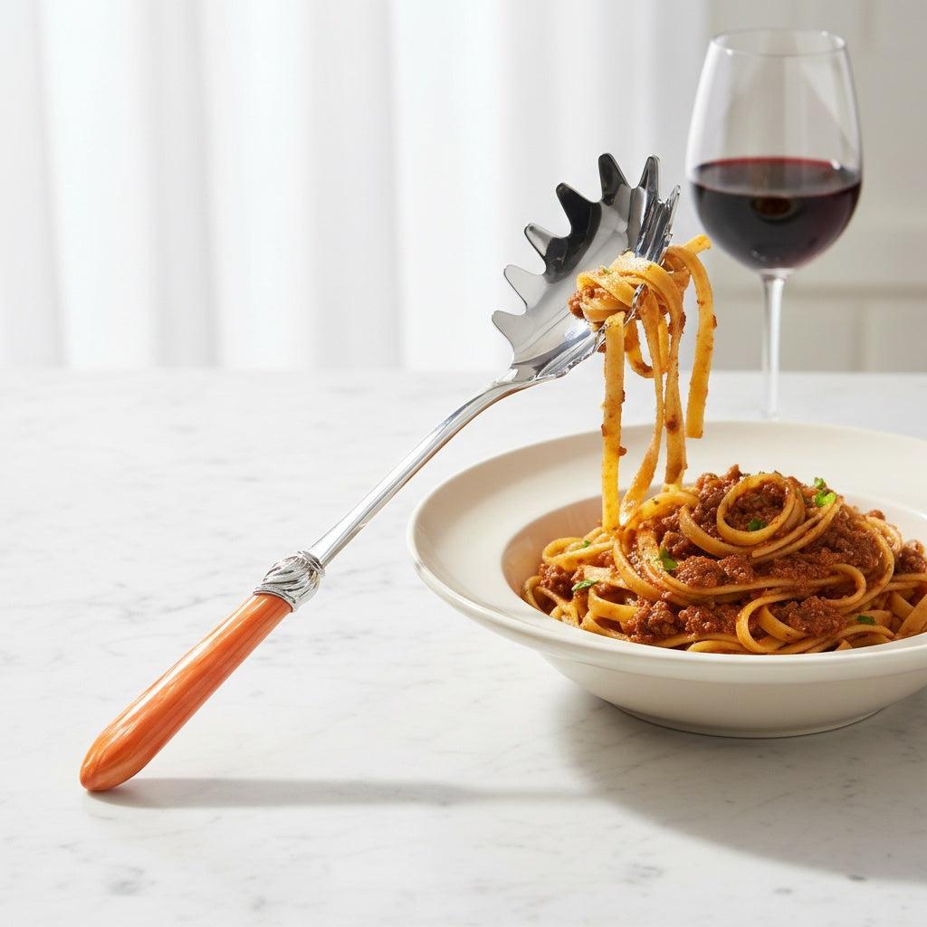 Falabella Brilliant Pasta / Spaghetti Server - Tangerine