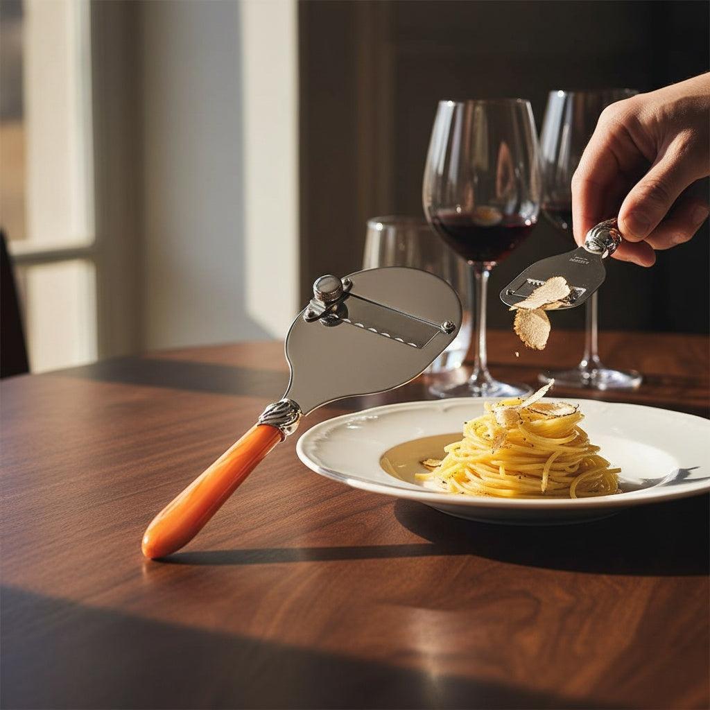 Falabella Brilliant Truffle Shaver / Slicer - Tangerine-Casa Bugatti USA