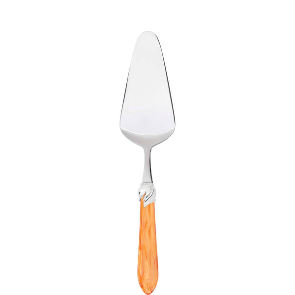 Falabella Brilliant Cake Server in gift box - Tangerine-Casa Bugatti USA