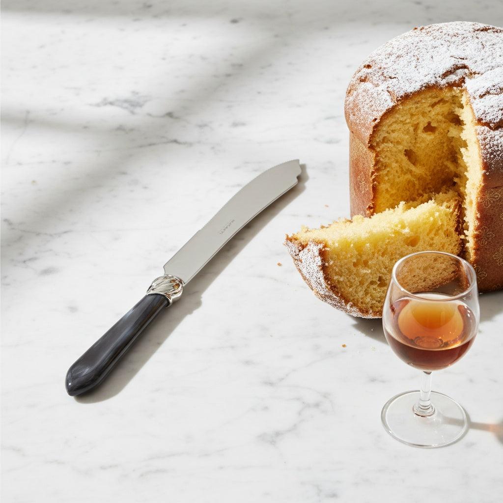 Falabella Brilliant Cake Knife 28 cm (11.02 inch) - Charcoal