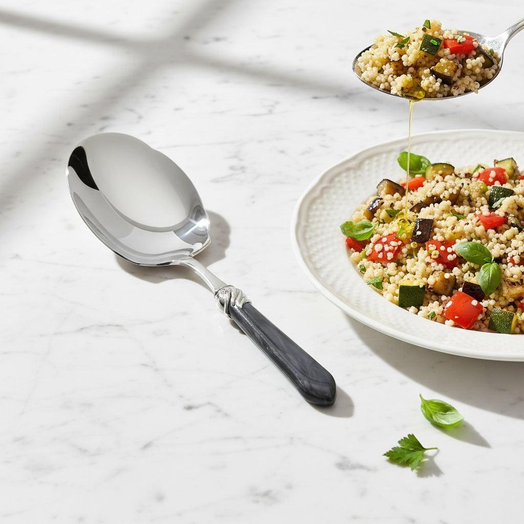 Falabella Brilliant Kebab Serving Spoon - Charcoal