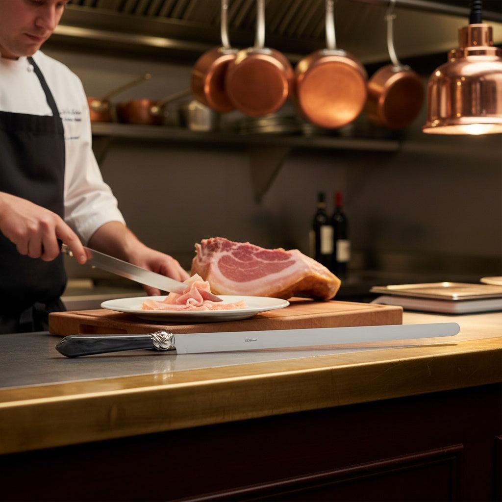 Falabella Brilliant Ham Knife 40 cm (15.75 inch) - Charcoal