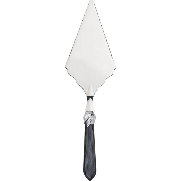 Falabella Brilliant Large Cake Server Serrated - charcoal