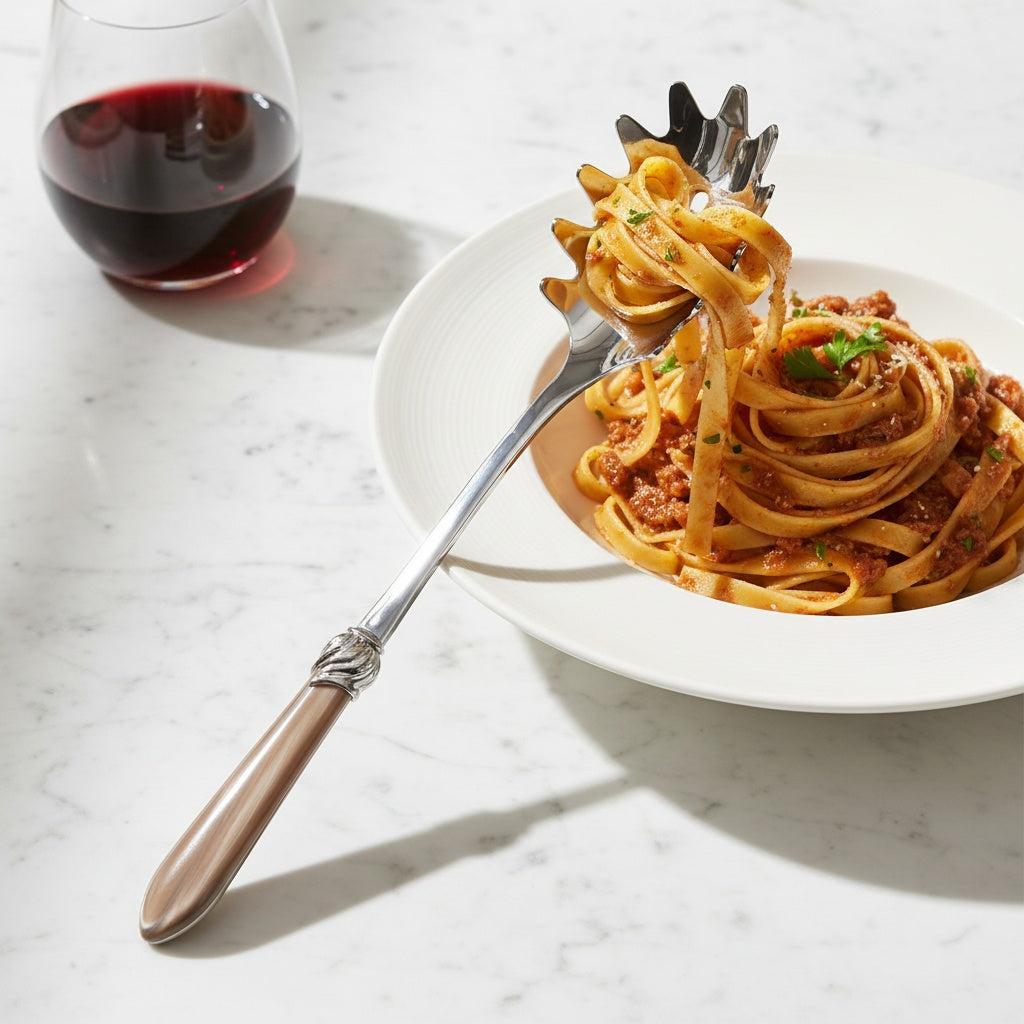Falabella Brilliant Pasta / Spaghetti Server - Taupe