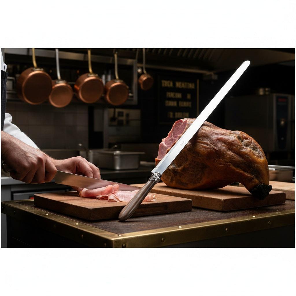 Falabella Brilliant Ham Knife 40 cm (15.75 inch) - Taupe