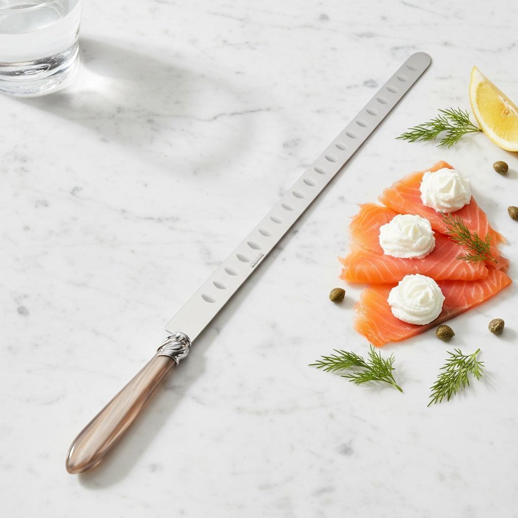Falabella Brilliant Salmon Knife 40 cm (15.75 inch) - Taupe-Casa Bugatti USA