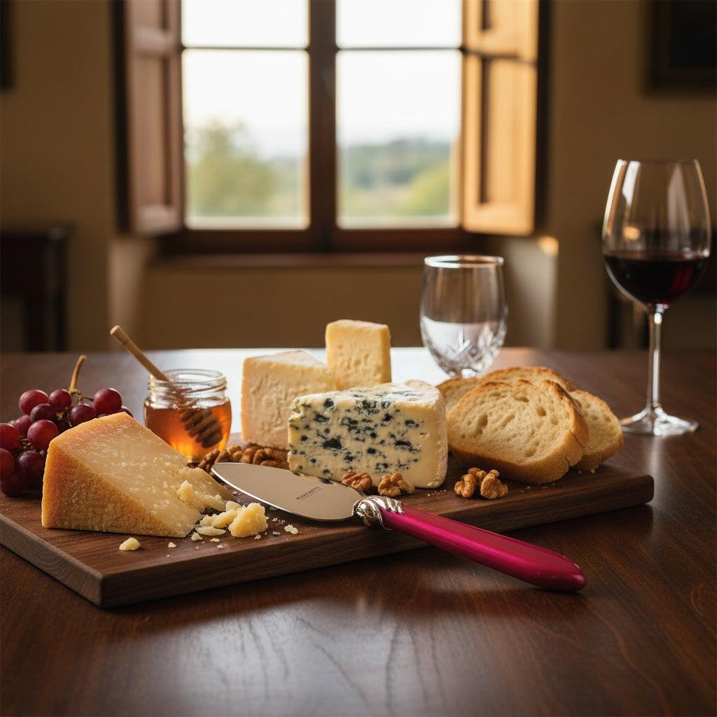 Falabella Brilliant Parmesan Cheese Knife - Raspberry