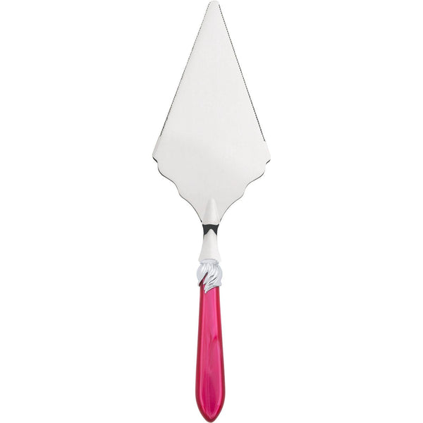 Falabella Brilliant Large Cake Server Serrated - Raspberry-Casa Bugatti USA
