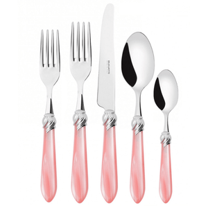 Falabella 5 Piece Place Setting - PINK BARBIE-Casa Bugatti USA