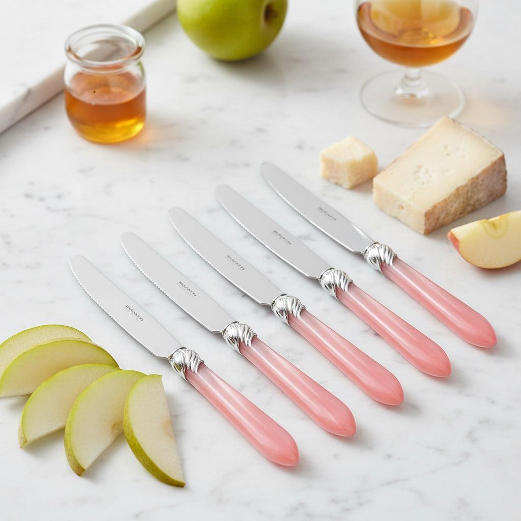Falabella Brilliant Fruit Knife Set 17,5 cm (6.89 inch) - Pink-Casa Bugatti USA