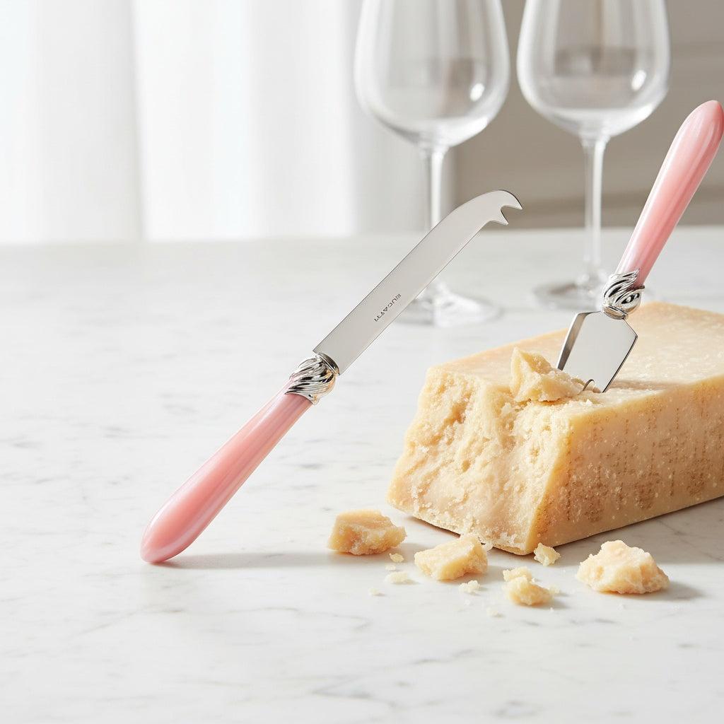 Falabella Brilliant 2 point "deer" cheese Knife - Pink-Casa Bugatti USA