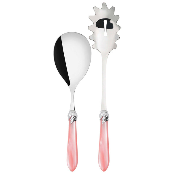 Falabella Brilliant 2 Piece Pasta Set in gift box - pink