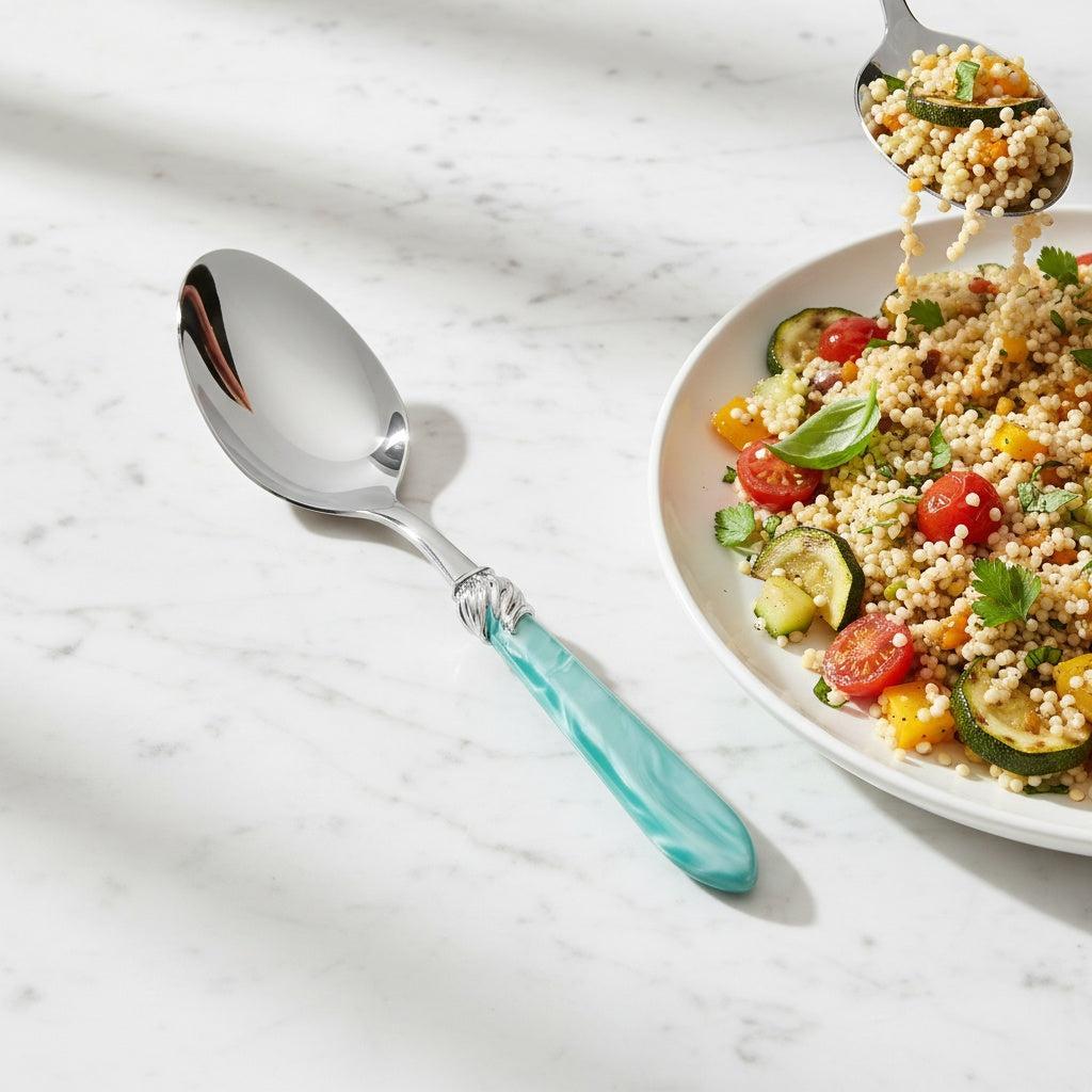 Falabella Brilliant Serving Spoon - Aqua