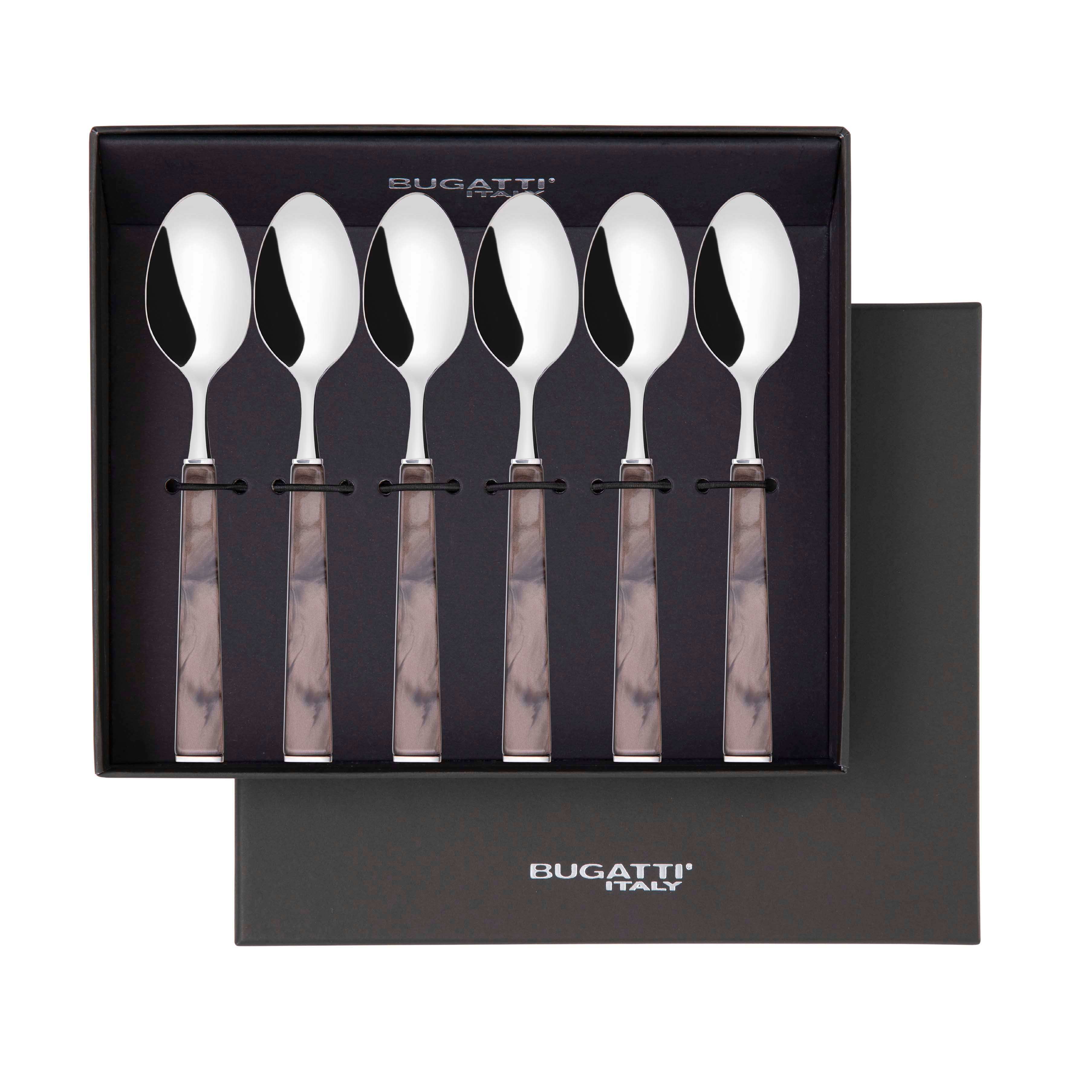 GEOM Coffee Spoon Set in Gift Box - Chocolate