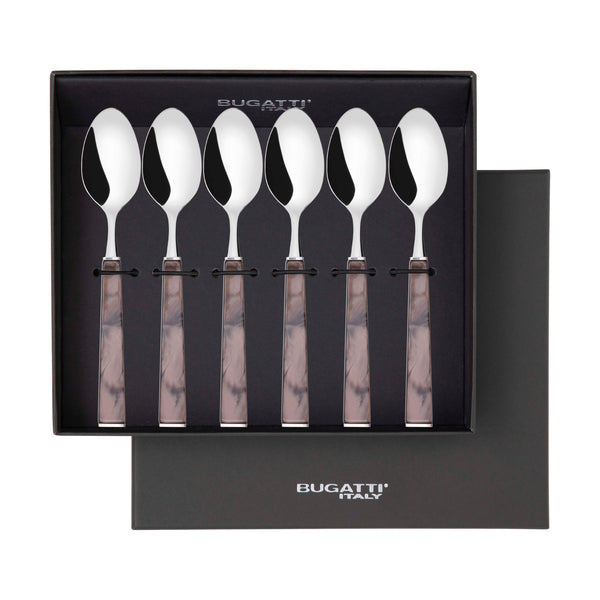 GEOM Coffee Spoon Set in Gift Box - Chocolate