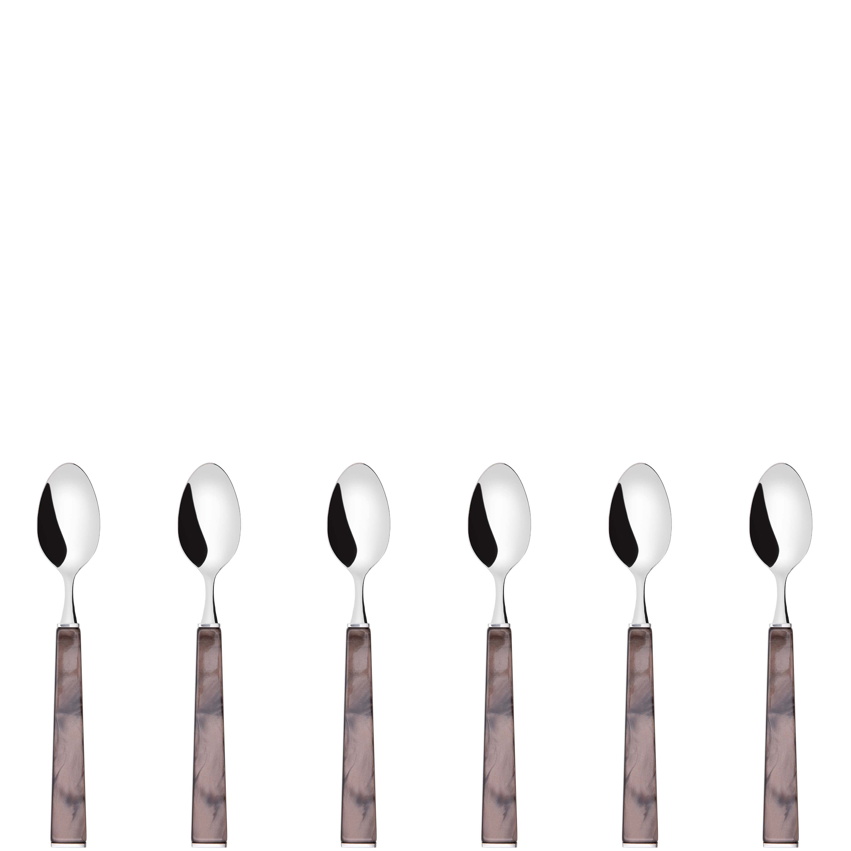 GEOM Moka Spoon Set in Gift Box - Chocolate