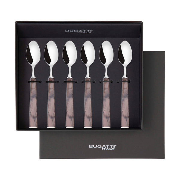 GEOM Moka Spoon Set in Gift Box - Chocolate