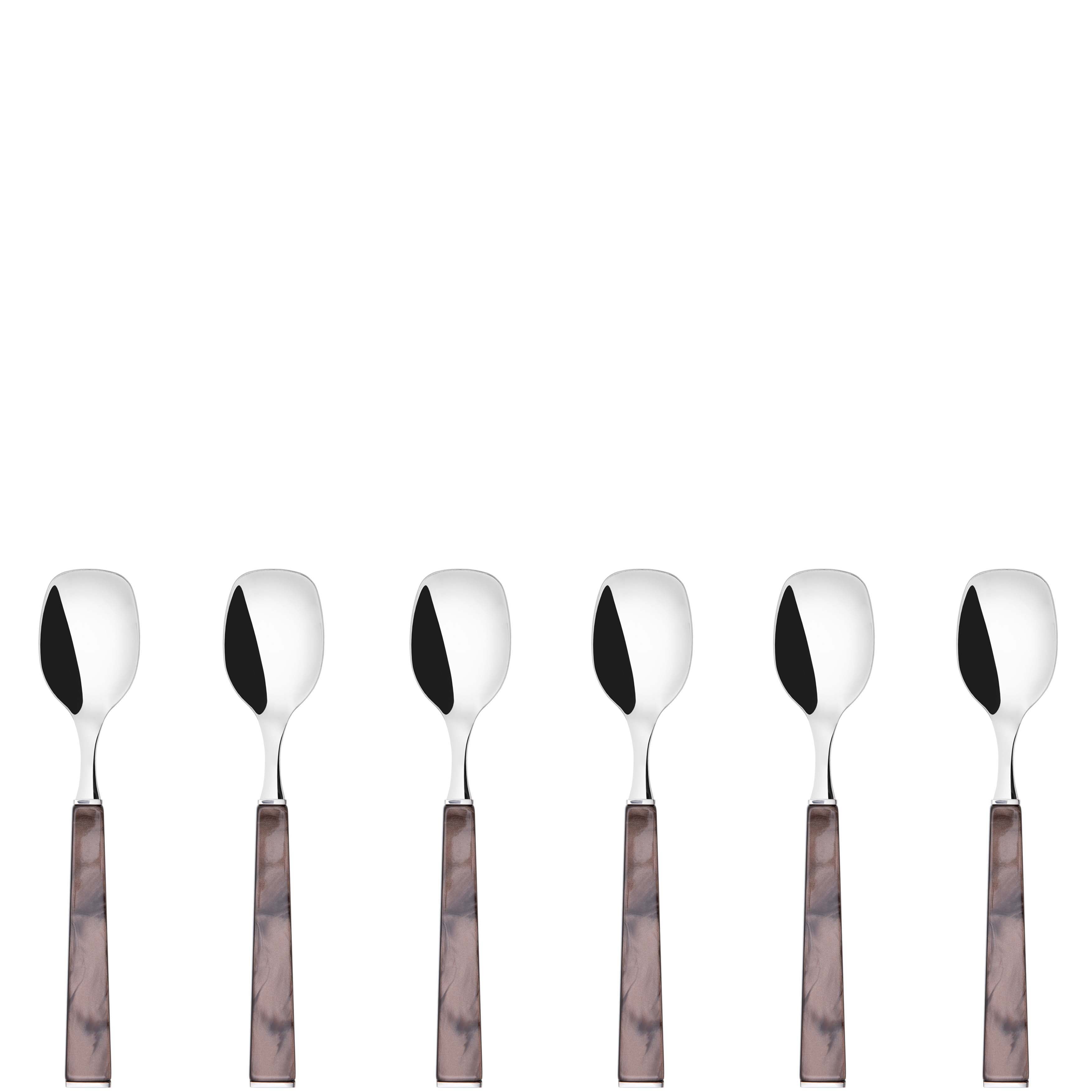 GEOM Ice Cream Spoons Set in Gift Box - Chocolate