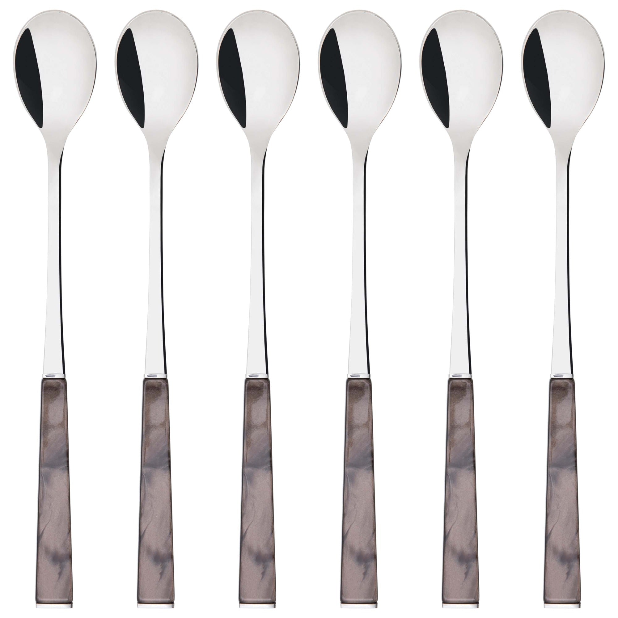 GEOM Ice Tea Spoons Set in Gift Box - Chocolate-Casa Bugatti USA