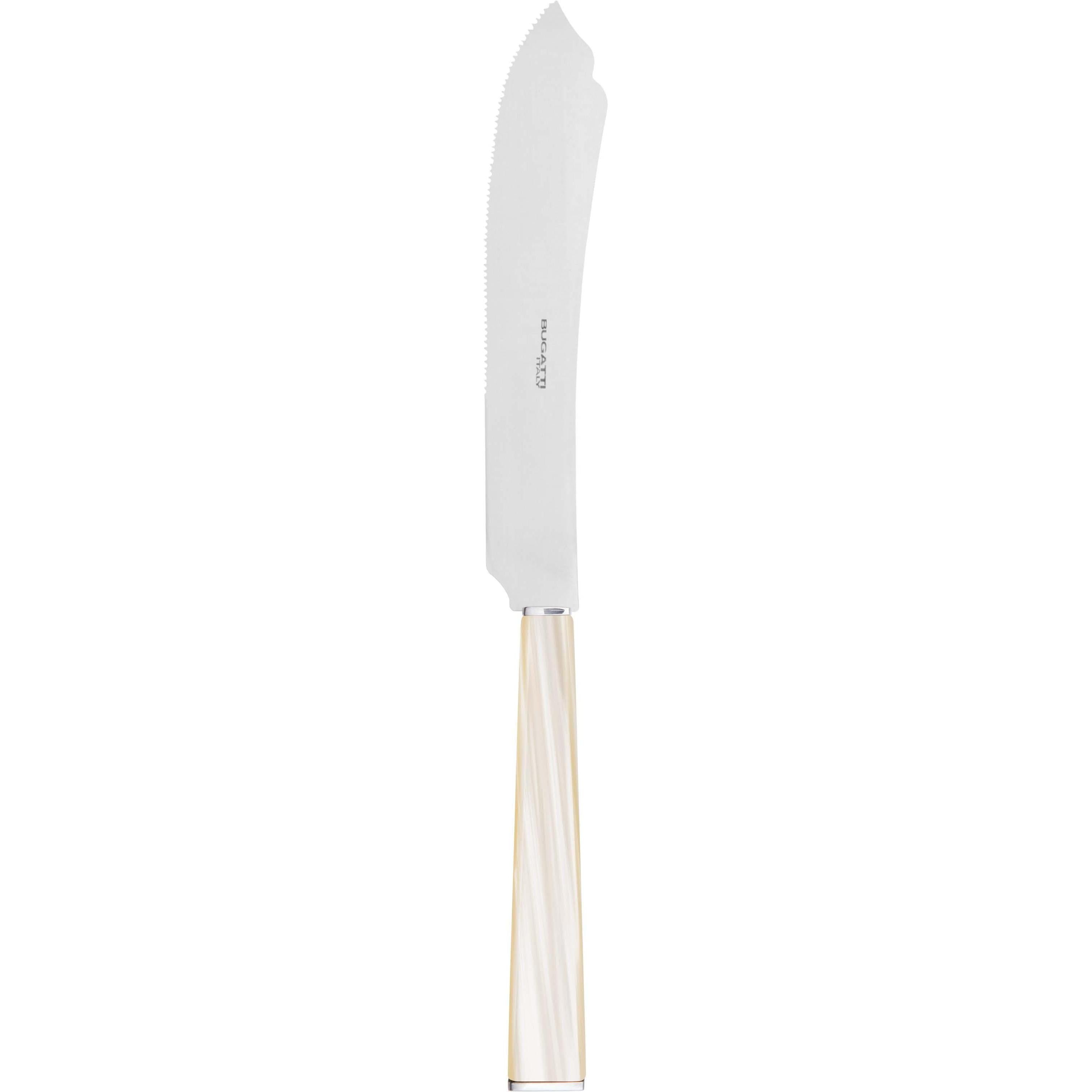 GEOM Cake Knife 28 cm (11.02 Inch) - Ivory