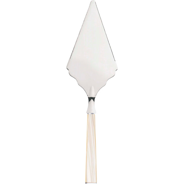 GEOM Big Cake Server Serrated - Ivory
