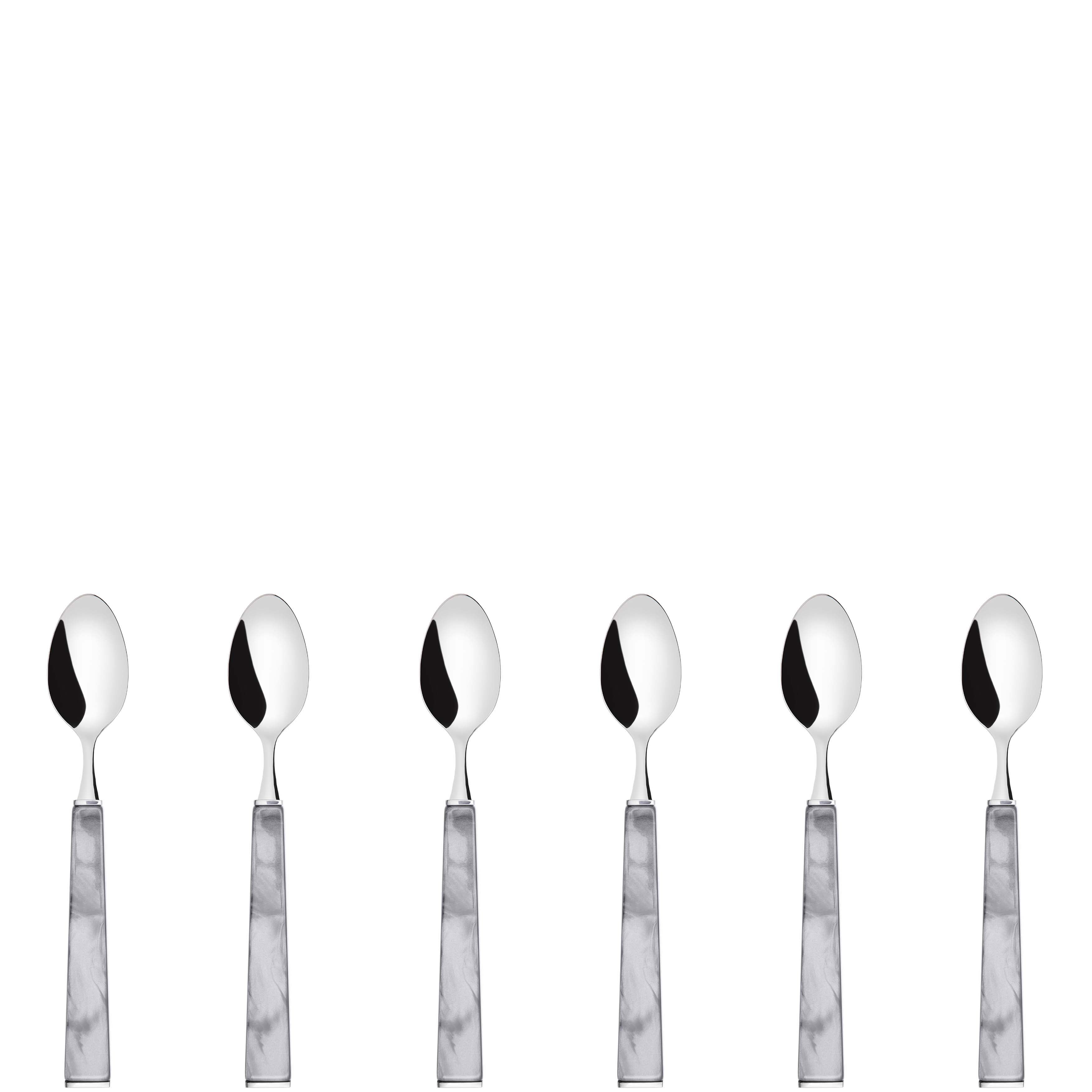 GEOM Moka Spoon Set in Gift Box - Gray-Casa Bugatti USA