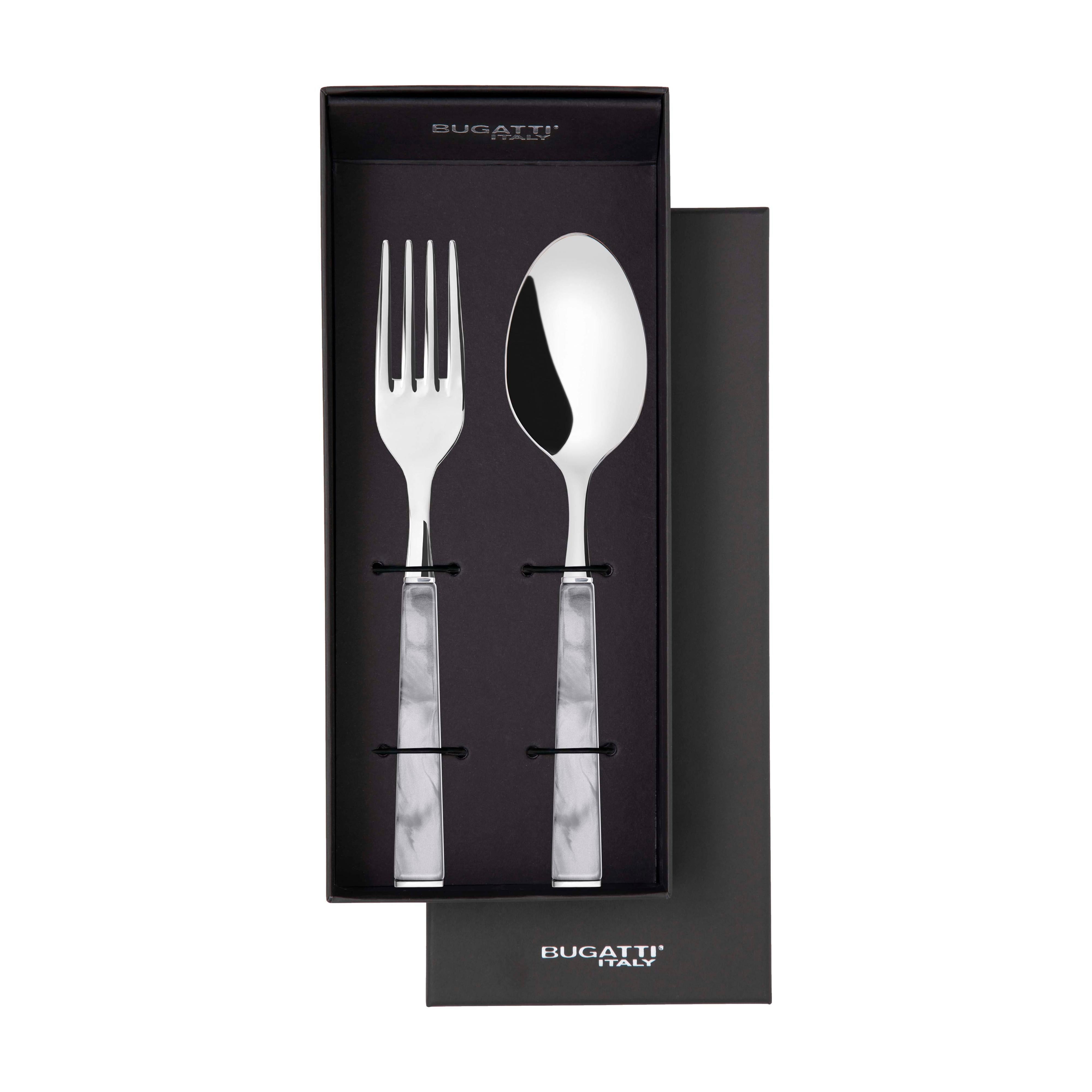 GEOM 2 Piece Serving Set in Gift Box - Gray-Casa Bugatti USA