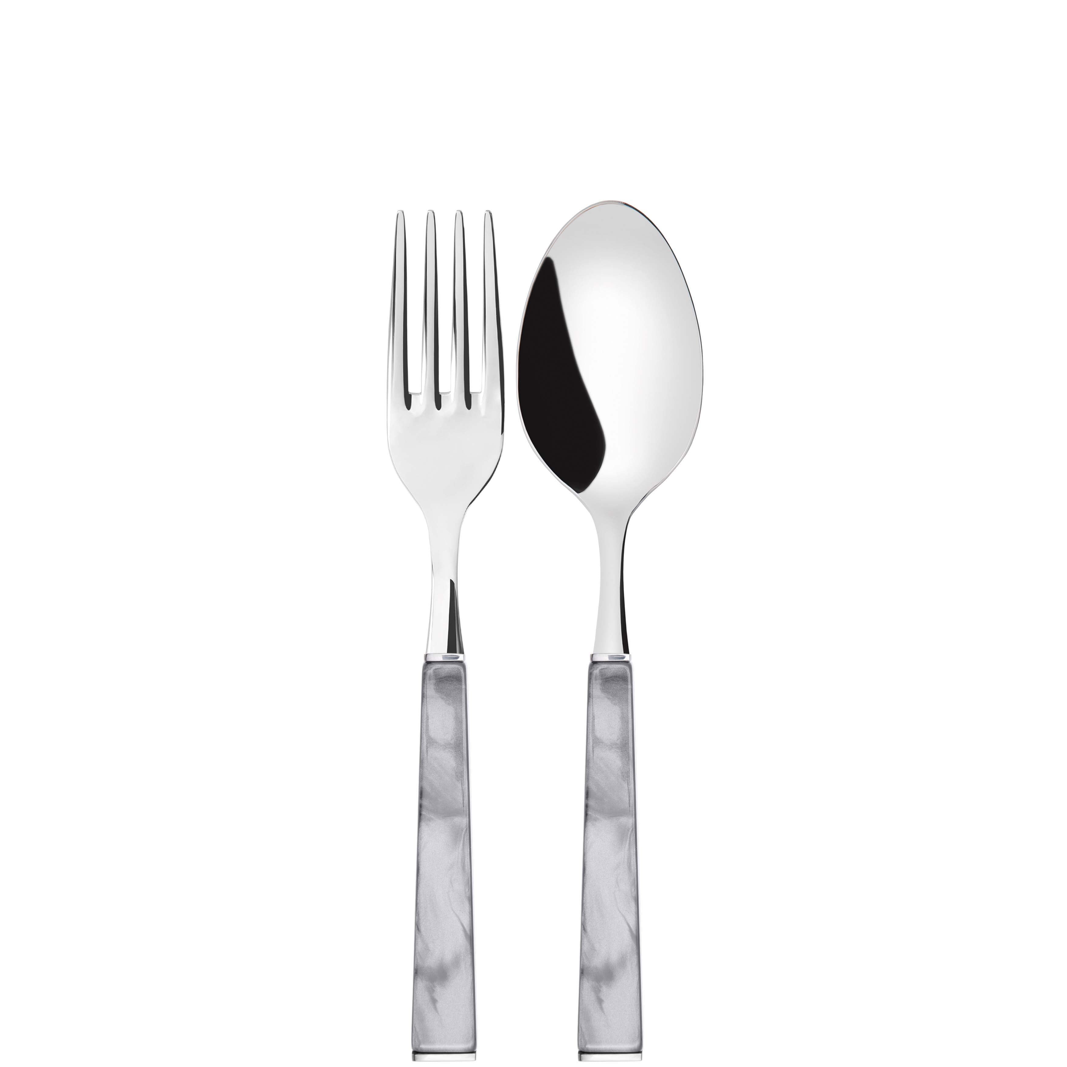 GEOM 2 Piece Serving Set in Gift Box - Gray-Casa Bugatti USA