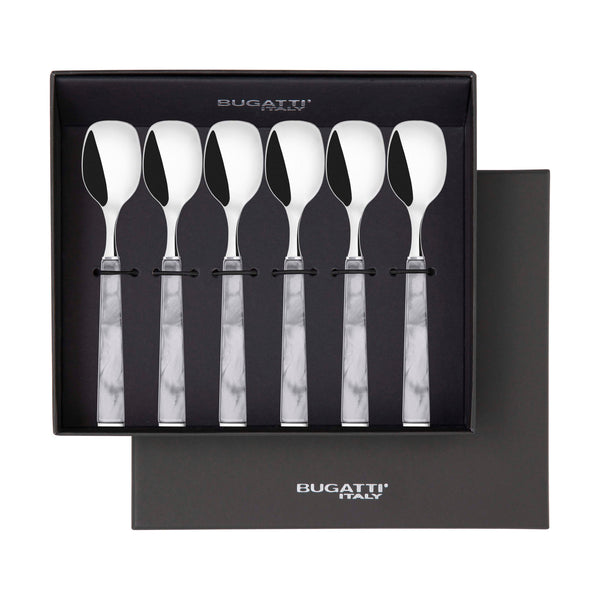 GEOM Ice Cream Spoons Set in Gift Box - Gray-Casa Bugatti USA
