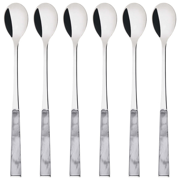 GEOM Ice Tea Spoons Set, Gray — Casa Bugatti