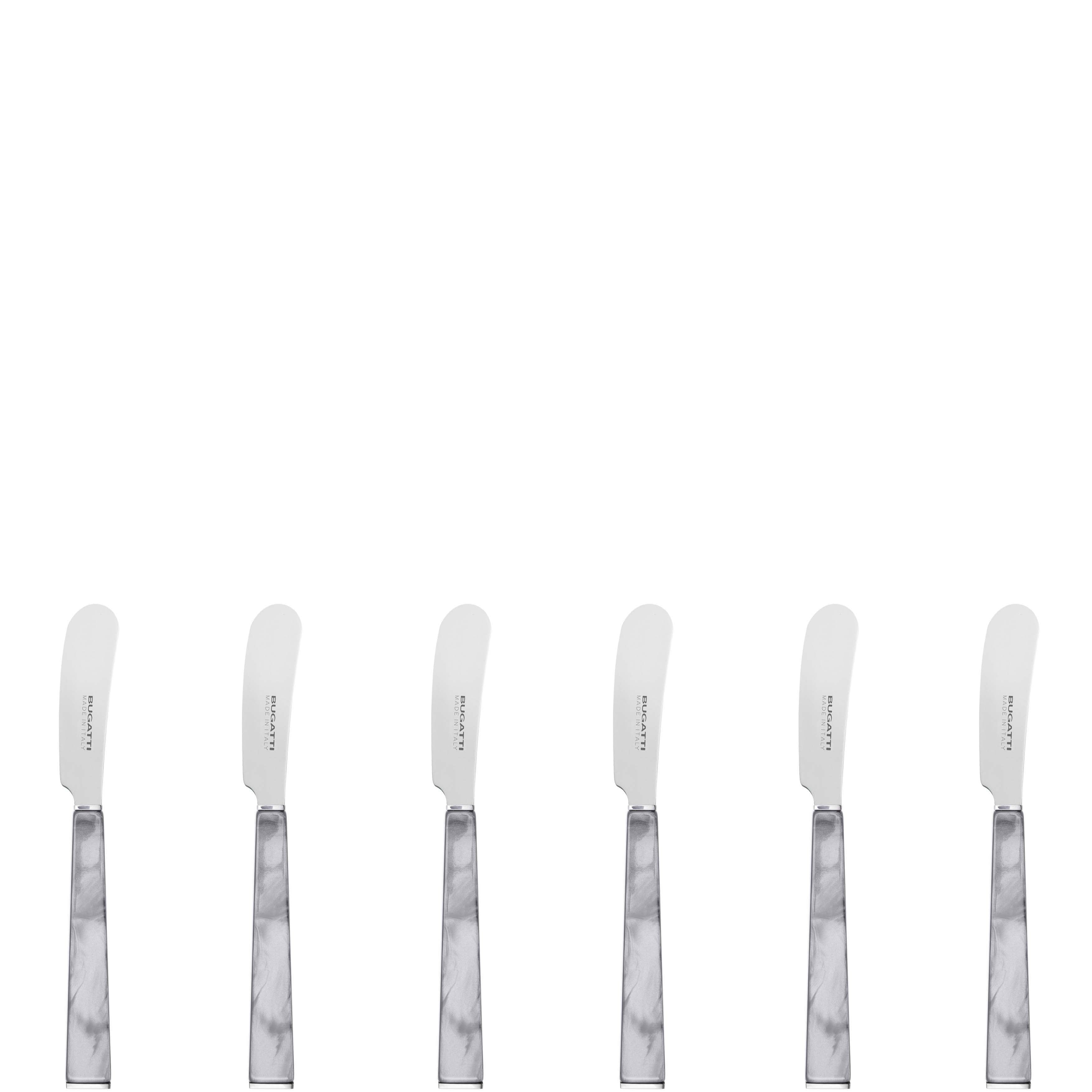 GEOM Butter Knives Set in Gift Box - Gray-Casa Bugatti USA