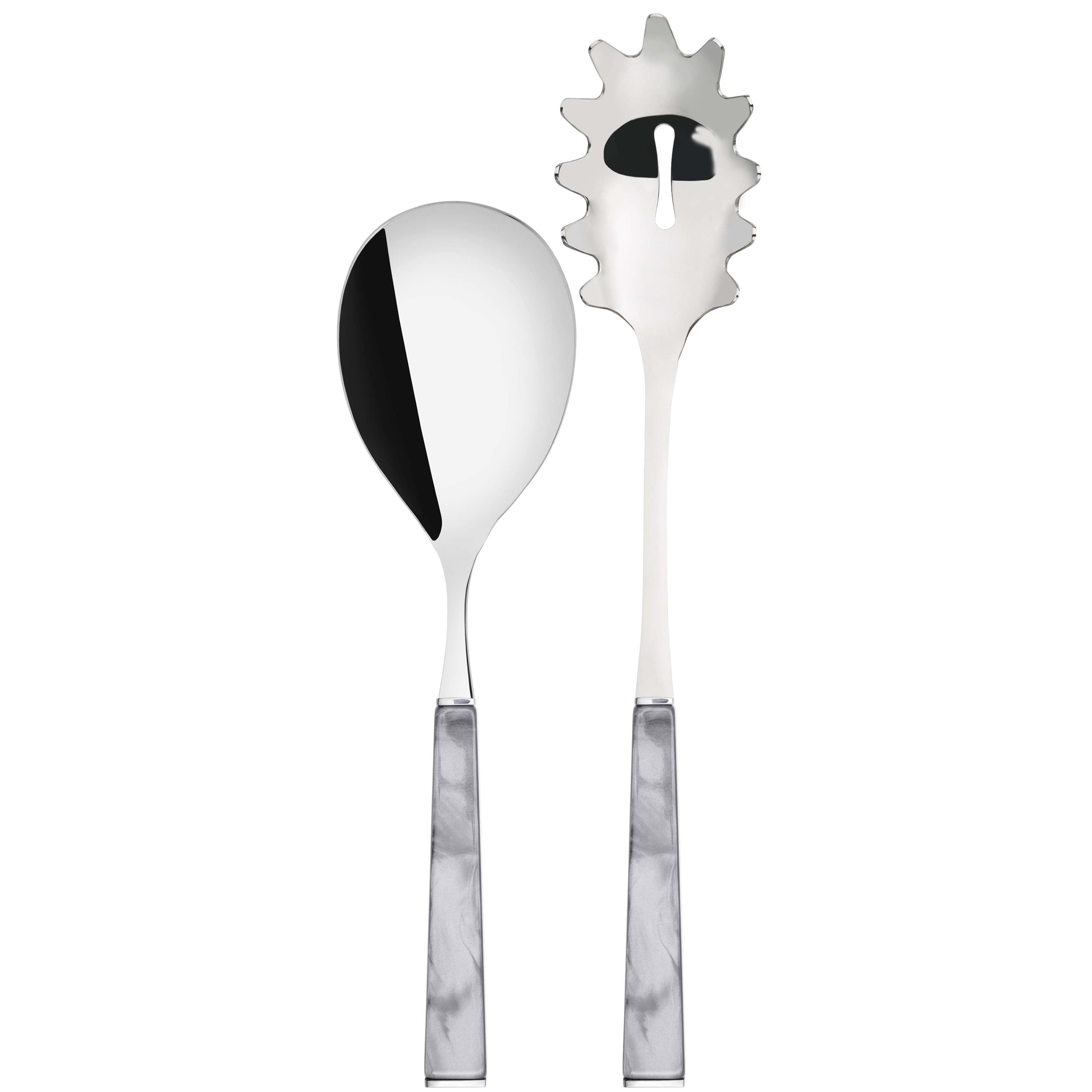 GEOM 2 Piece Pasta Set in Gift Box - Gray