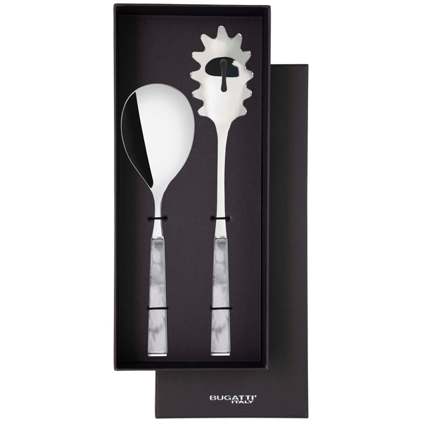 GEOM 2 Piece Pasta Set in Gift Box - Gray