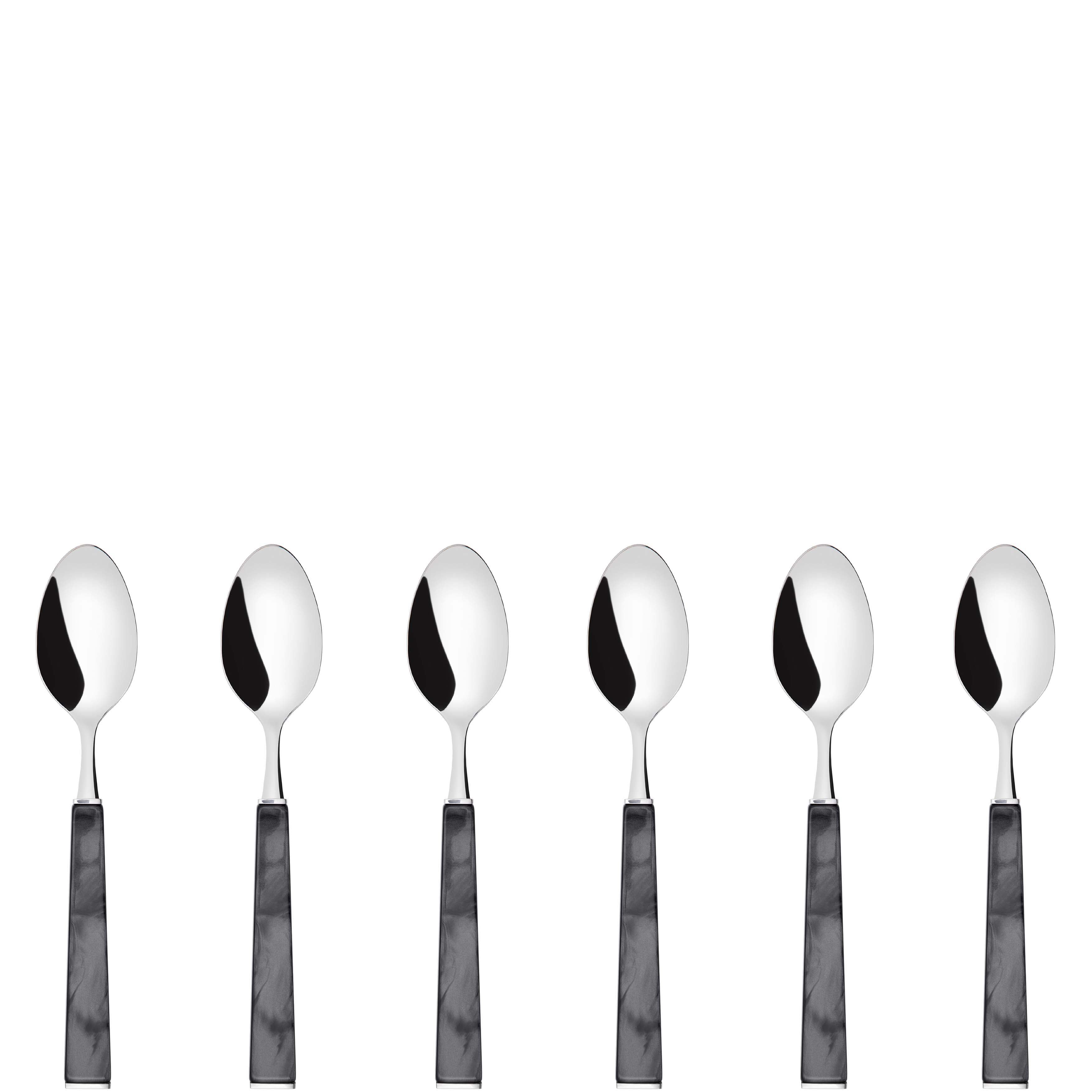 GEOM Coffee Spoon Set in Gift Box - Charcoal