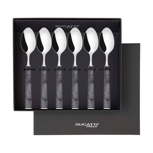 GEOM Coffee Spoon Set in Gift Box - Charcoal