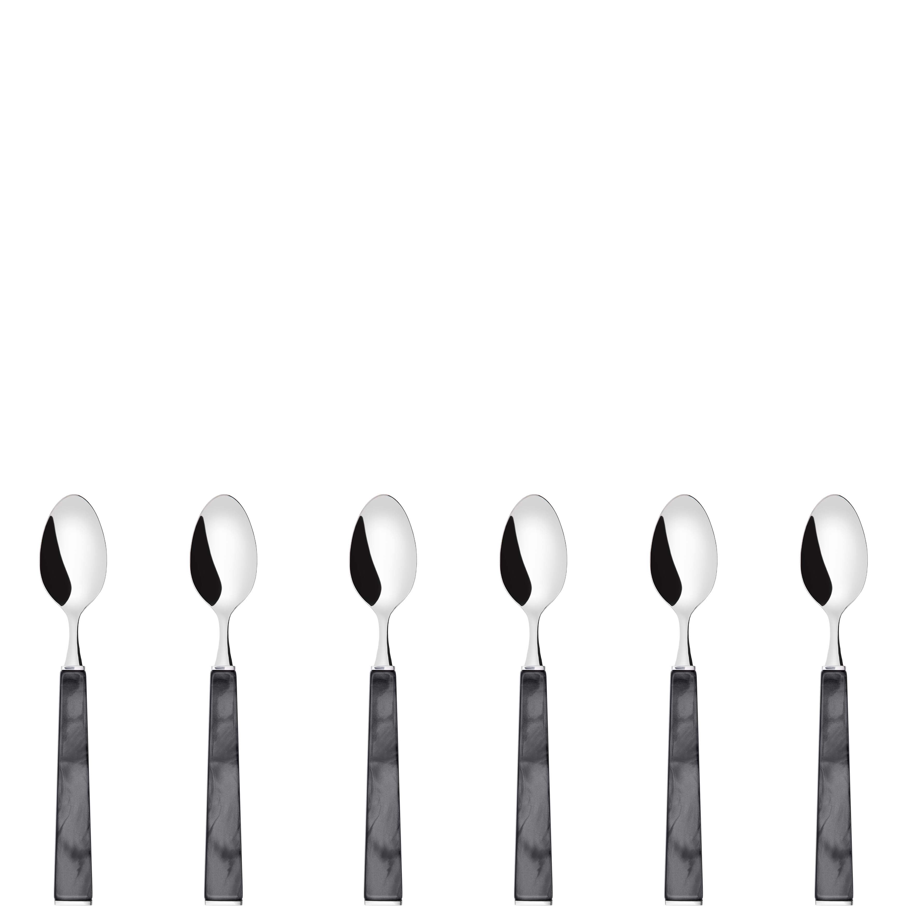 GEOM Moka Spoon Set in Gift Box - Charcoal