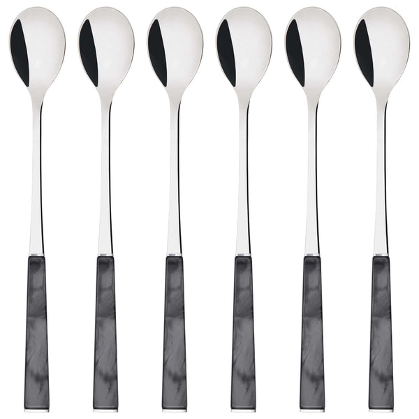 GEOM Ice Tea Spoons Set, Charcoal — Casa Bugatti