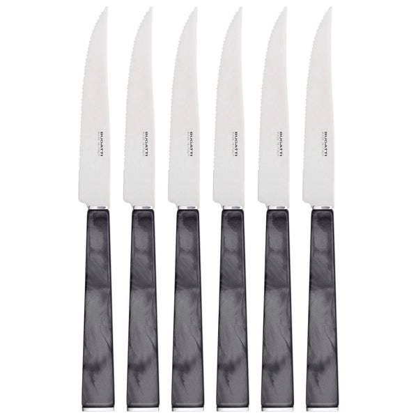 GEOM Steak Knives Set, Charcoal — Casa Bugatti