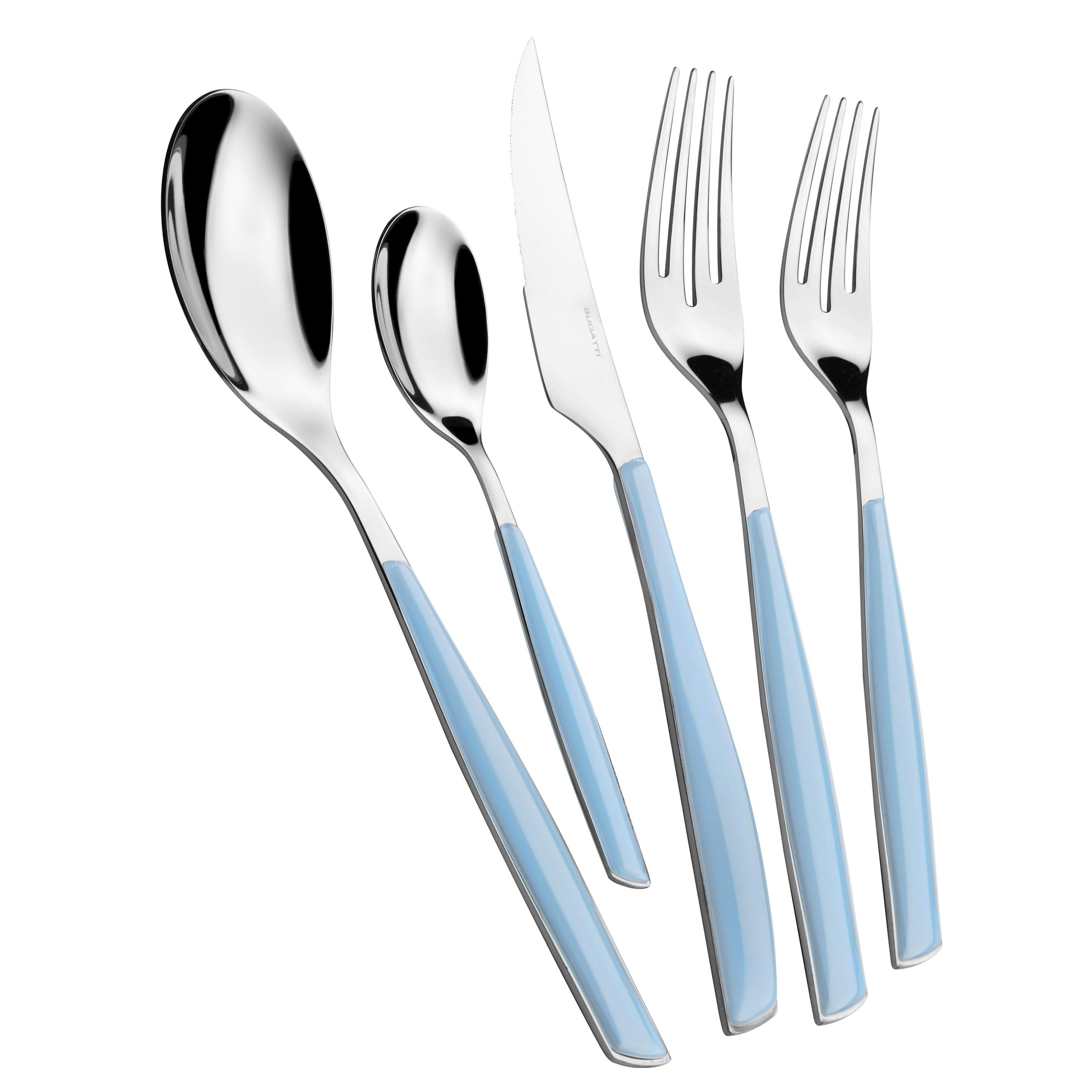 Glamour 5 Piece Place Setting - BLUE SKY-Casa Bugatti USA