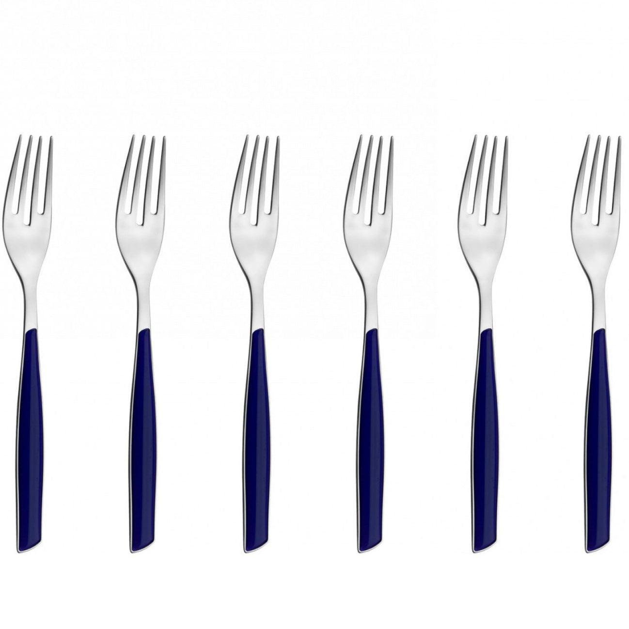 Glamour Table Forks Set navy blue