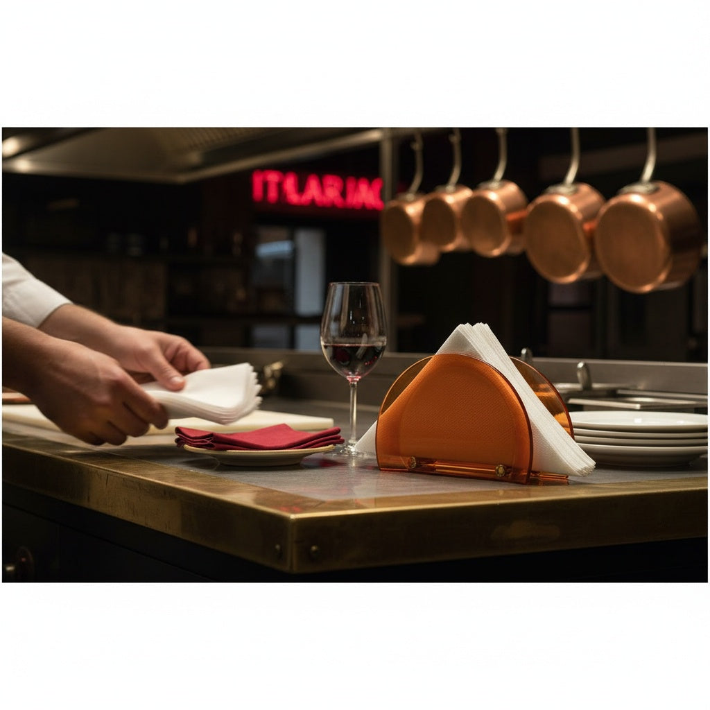 Glamour Napkin Holder orange